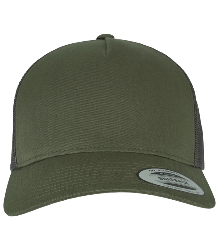 Flexfit Flexfit 5 Panel Retro Trucker Cap in CC/GB