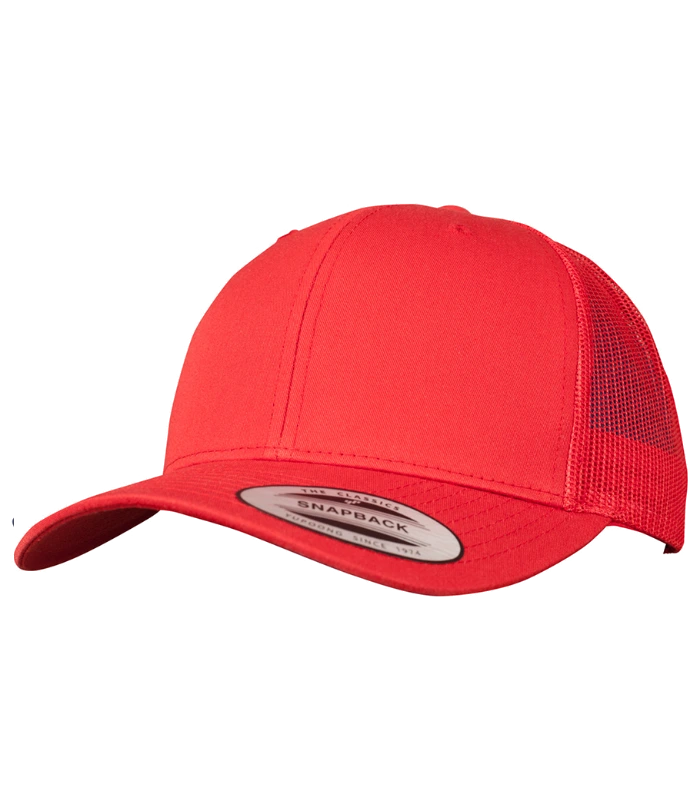 Flexfit Flexfit Retro Trucker Cap in RED