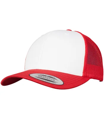 Flexfit Flexfit Retro Coloured Front Trucker Cap in M/W/O