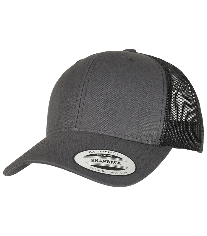 Flexfit Flexfit Retro Trucker Two Tone Cap in CH/BK