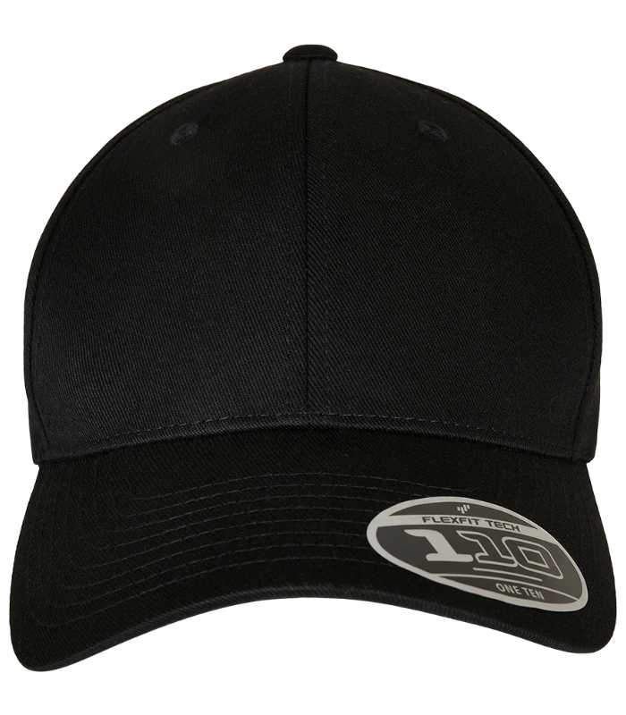 Flexfit Flexfit 110 Curved Visor Snapback Cap in BLK