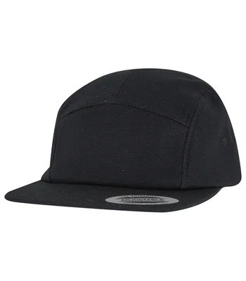 Flexfit Flexfit Jockey Canvas Cap in Black