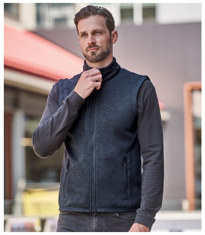 Stormtech Stormtech Avalante Full Zip Knitted Fleece Gilet in BKH