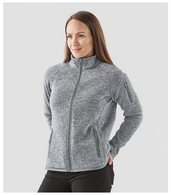 Stormtech Stormtech Ladies Avalante Full Zip Knitted Fleece Jacket in BKH