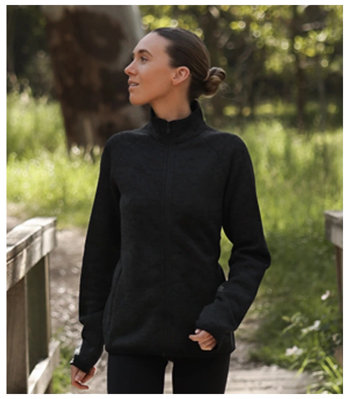 Stormtech Stormtech Ladies Yosemite Full Zip Fleece Jacket in Black Heather