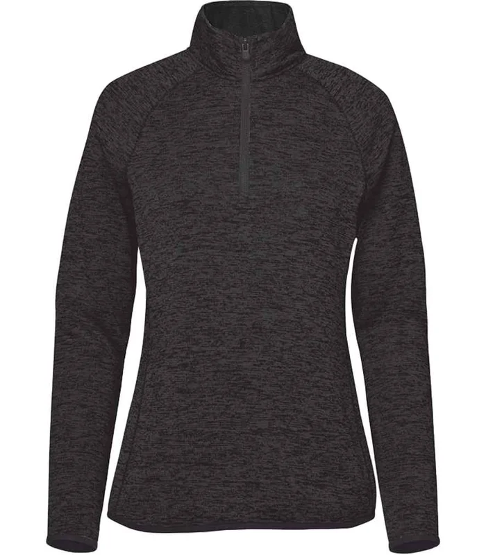 Stormtech Stormtech Ladies Yosemite 1/2 Zip Pullover in Black Heather
