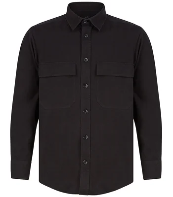 Front Row Front Row Drill Overshirt in Black