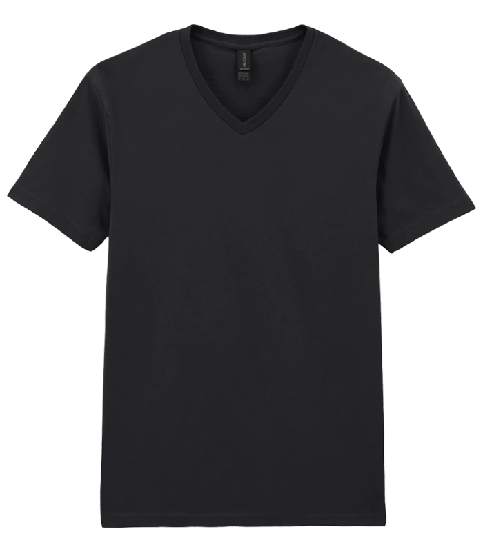 Gildan Gildan SoftStyle® V Neck T-Shirt in BLK