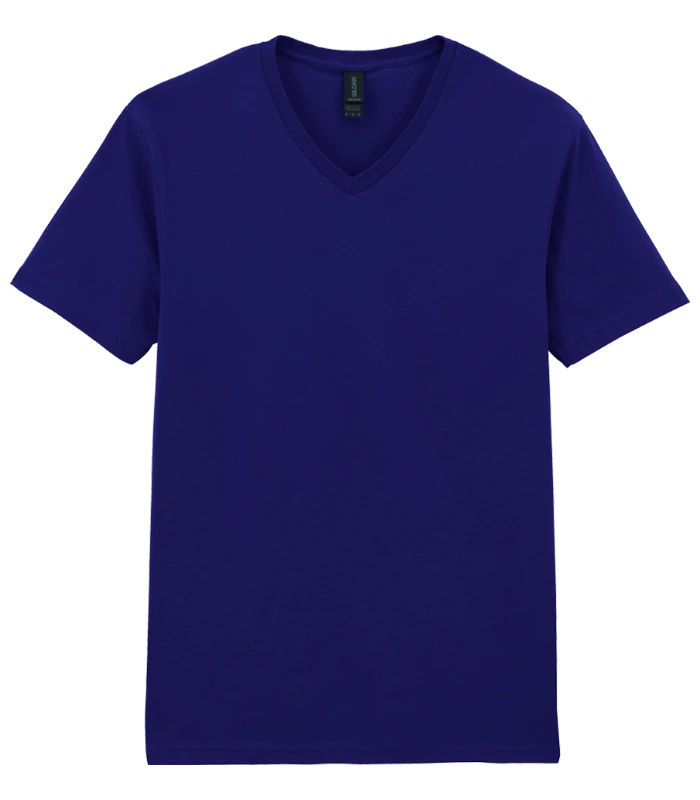 Gildan Gildan SoftStyle® V Neck T-Shirt in NAV
