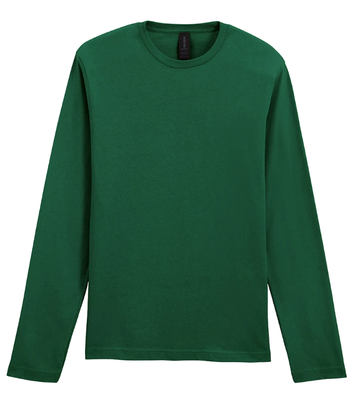 Gildan Gildan SoftStyle® Long Sleeve T-Shirt in Fan Dark Green