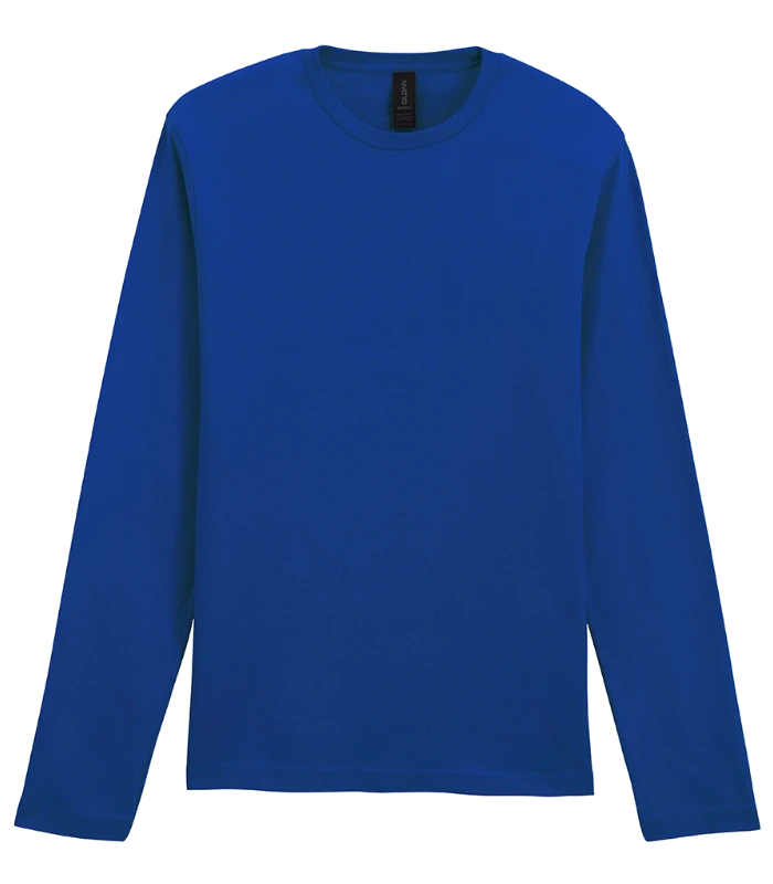 Gildan Gildan SoftStyle® Long Sleeve T-Shirt in Fan Deep Royal