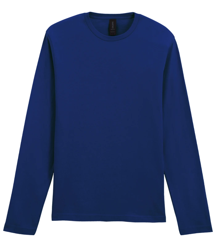 Gildan Gildan SoftStyle® Long Sleeve T-Shirt in NAV