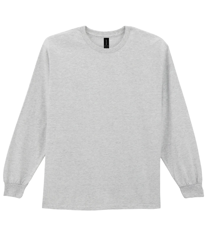 Gildan Gildan Ultra Cotton™ Long Sleeve T-Shirt in ASH
