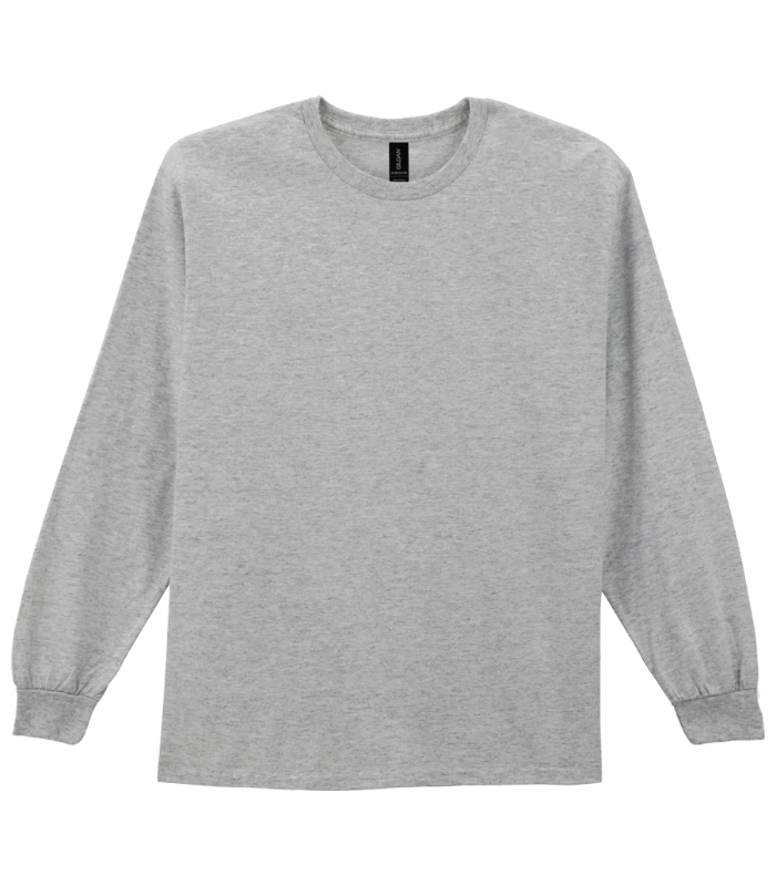 Gildan Gildan Ultra Cotton™ Long Sleeve T-Shirt in SGY
