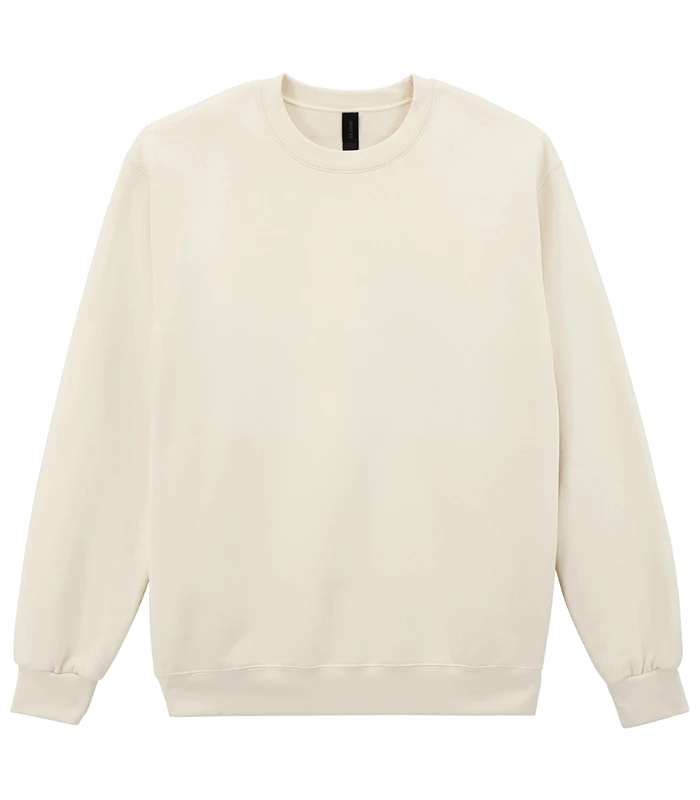 Gildan Gildan Hammer Maxweight Crew Sweatshirt in Off White