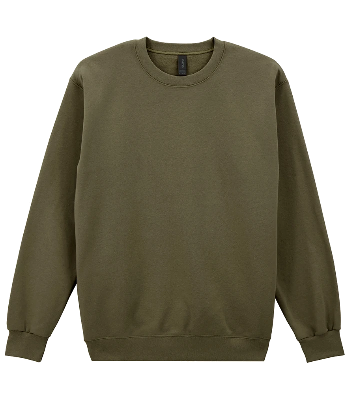 Gildan Gildan Hammer Maxweight Crew Sweatshirt in Olive Green
