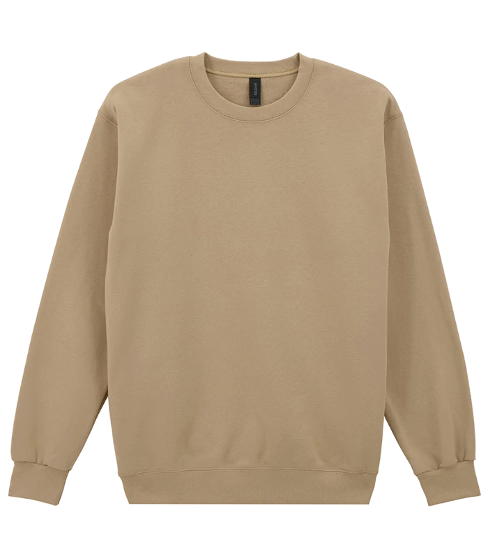 Gildan Gildan Hammer Maxweight Crew Sweatshirt in Tan