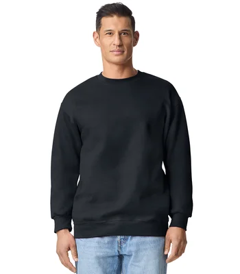 Gildan Gildan Hammer Maxweight Crew Sweatshirt in Pitch Black