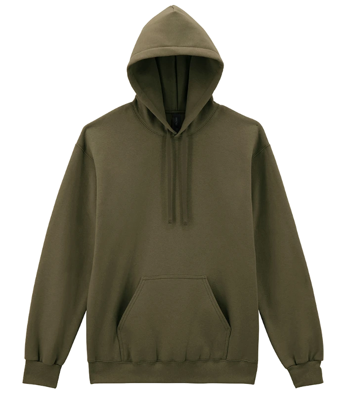 Gildan Gildan Hammer Maxweight Hooded Sweatshirt in Olive Green