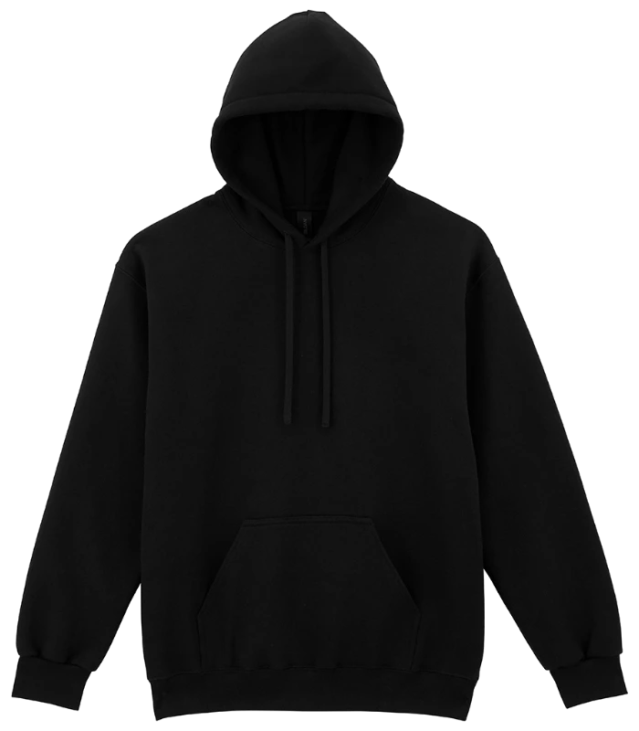 Gildan Gildan Hammer Maxweight Hooded Sweatshirt in Pitch Black