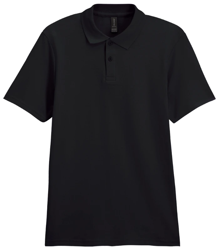 Gildan Gildan SoftStyle® Double Piqué Polo Shirt in BLK