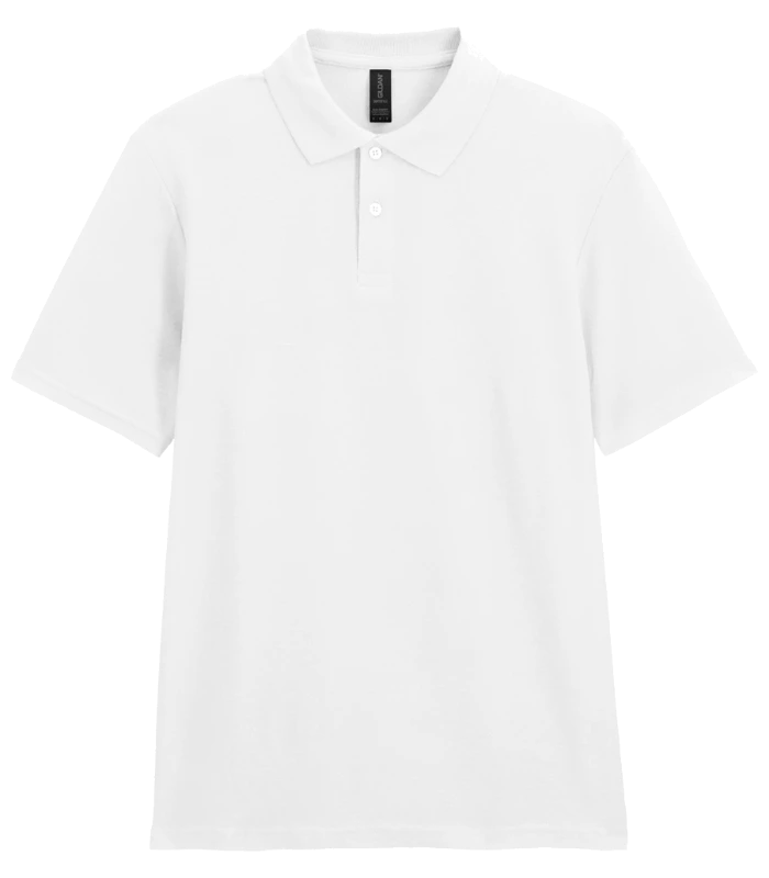 Gildan Gildan SoftStyle® Double Piqué Polo Shirt in WHI