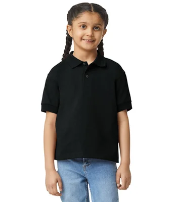 Gildan Gildan Kids DryBlend® Jersey Polo Shirt in BLK