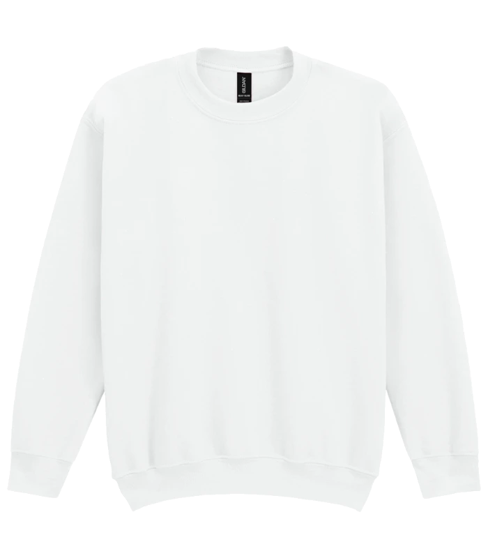 Gildan Gildan Kids Heavy Blend™ Drop Shoulder Sweatshirt in WHI