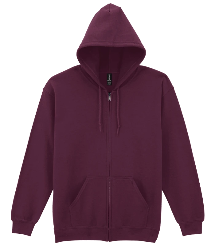 Gildan Gildan Heavy Blend™ Zip Hooded Sweatshirt in MAR