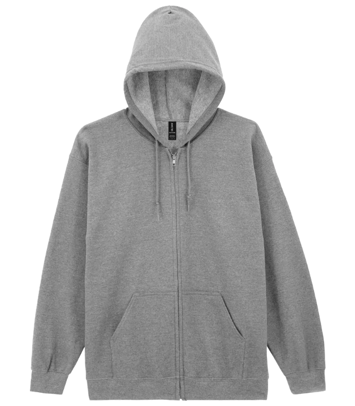 Gildan Gildan Heavy Blend™ Zip Hooded Sweatshirt in SGY