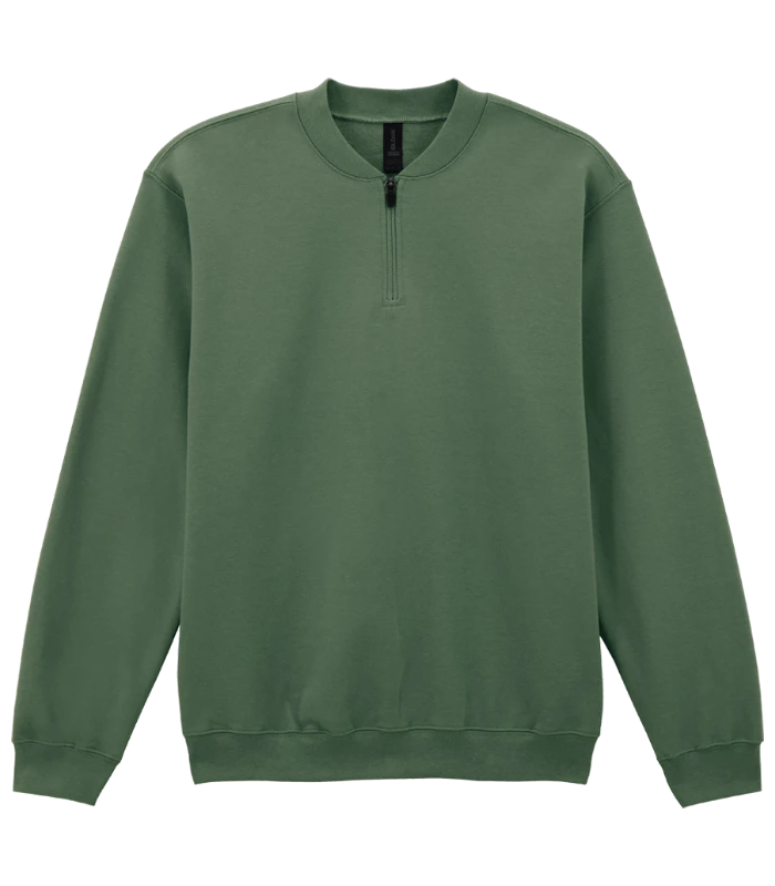 Gildan Gildan SoftStyle® Midweight Fleece 1/4 Zip Sweatshirt in MGR