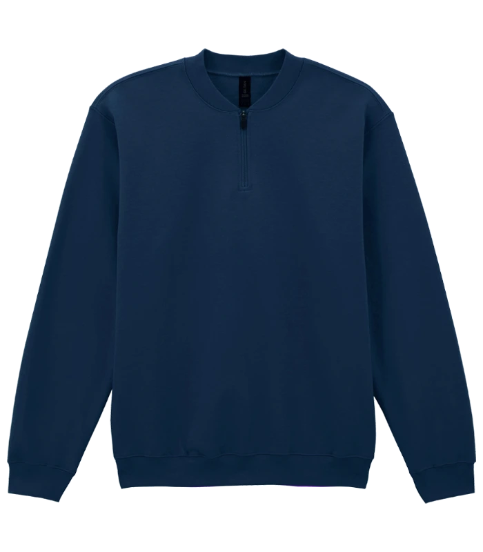Gildan Gildan SoftStyle® Midweight Fleece 1/4 Zip Sweatshirt in NAV