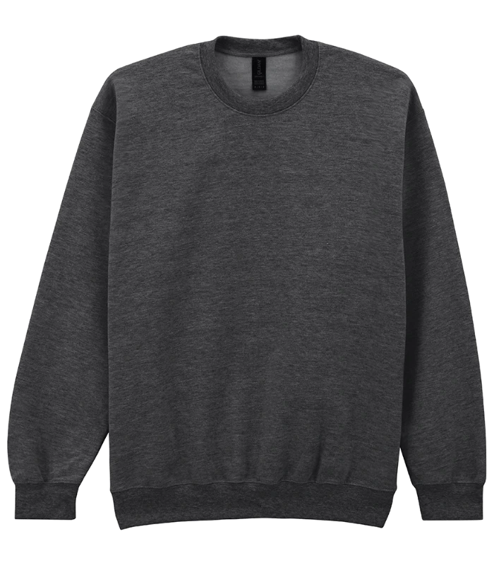 Gildan Gildan SoftStyle® Midweight Crew Neck Sweatshirt in Heather Black