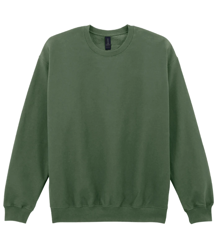 Gildan Gildan SoftStyle® Midweight Crew Neck Sweatshirt in Military Green