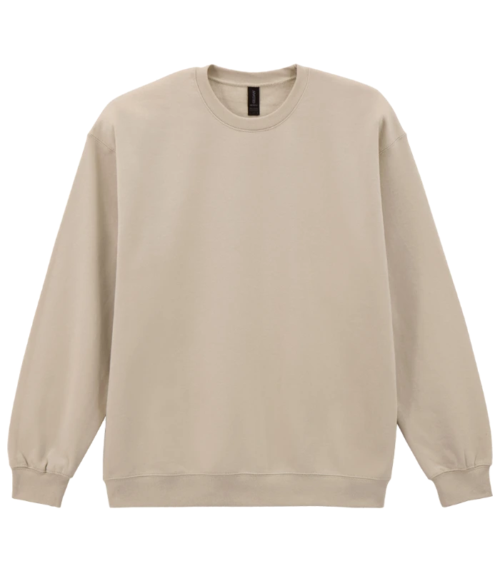 Gildan Gildan SoftStyle® Midweight Crew Neck Sweatshirt in Sand