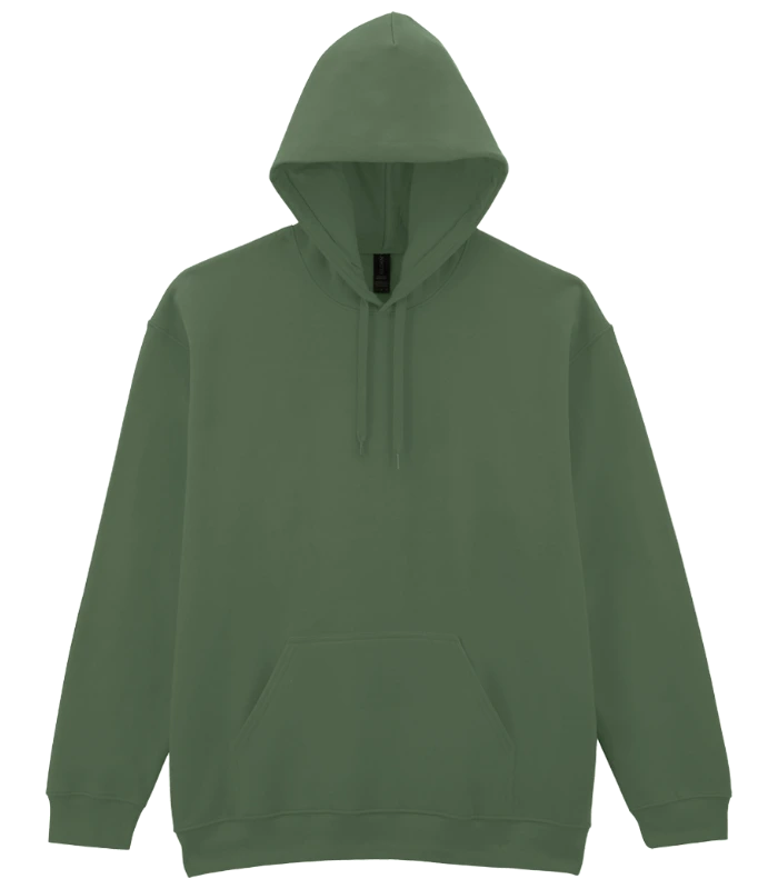 Gildan Gildan SoftStyle® Midweight Hooded Sweatshirt in Military Green