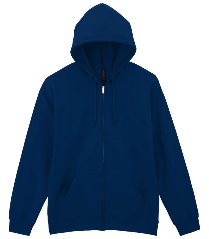 Gildan Gildan SoftStyle® Midweight Full Zip Hooded Sweatshirt in NAV