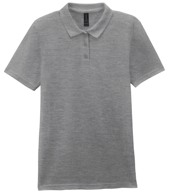 Gildan Gildan Ladies SoftStyle® Double Piqué Polo Shirt in SGY