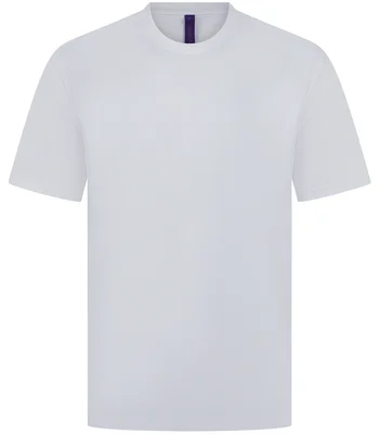 Henbury Henbury Unisex Coolplus® Wicking Piqué T-Shirt in White