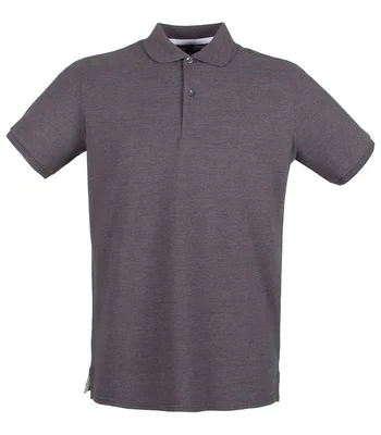 Henbury Henbury Modern Fit Cotton Piqué Polo Shirt in CHA
