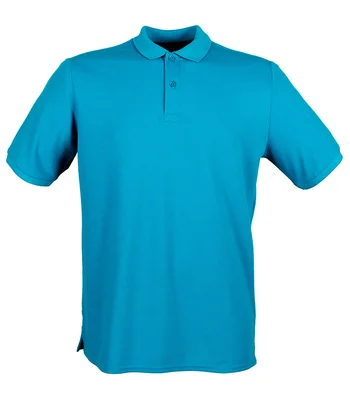 Henbury Henbury Modern Fit Cotton Piqué Polo Shirt in SAP