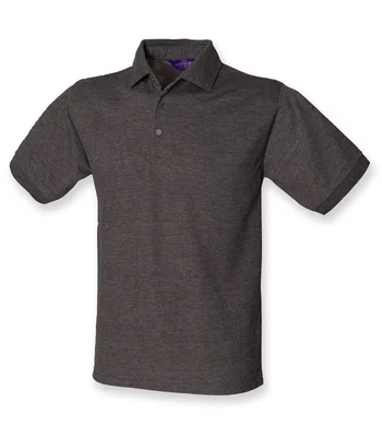 Henbury Henbury Heavy Poly/Cotton Piqué Polo Shirt in CHA