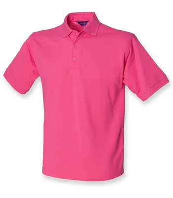 Henbury Henbury Heavy Poly/Cotton Piqué Polo Shirt in FUS