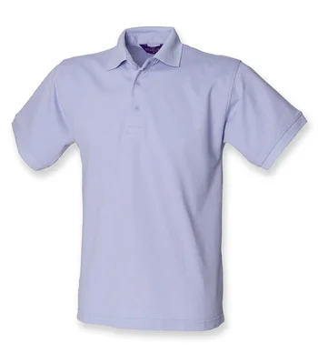 Henbury Henbury Heavy Poly/Cotton Piqué Polo Shirt in LAV