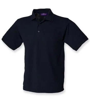 Henbury Henbury Heavy Poly/Cotton Piqué Polo Shirt in NAV