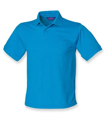 Henbury Henbury Heavy Poly/Cotton Piqué Polo Shirt in SAP