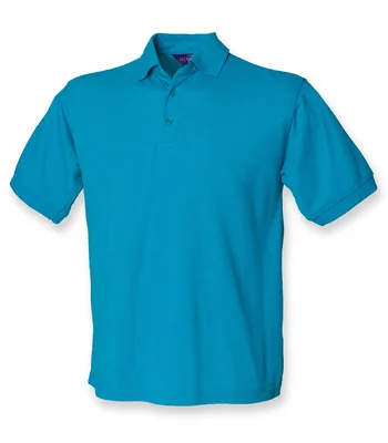 Henbury Henbury Heavy Poly/Cotton Piqué Polo Shirt in TUR
