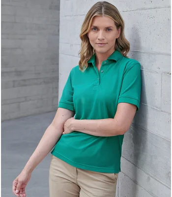 Henbury Henbury Ladies Poly/Cotton Piqué Polo Shirt in SAP
