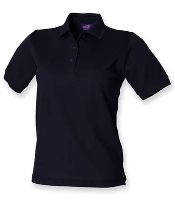 Henbury Henbury Ladies Poly/Cotton Piqué Polo Shirt in NAV
