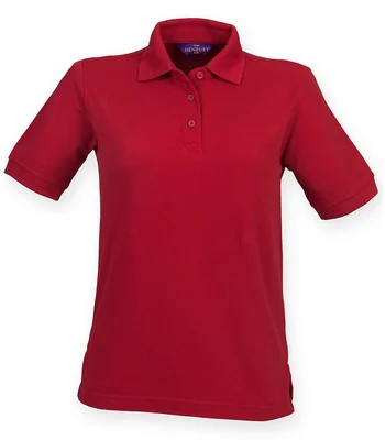 Henbury Henbury Ladies Poly/Cotton Piqué Polo Shirt in SAP